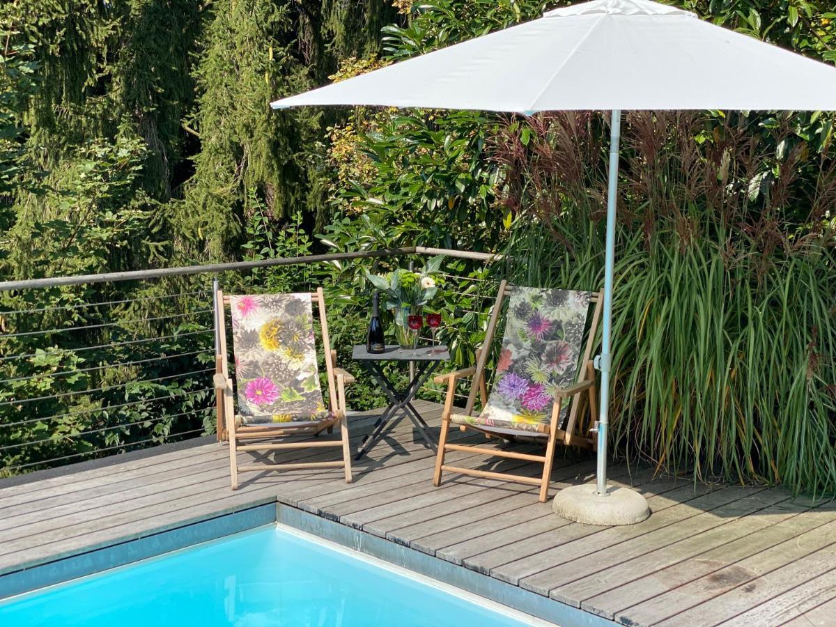 Landhaus Am Plattenbichl - Luxus Apartment mit Privat-Pool und Sauna Oberstdorf Exterior foto
